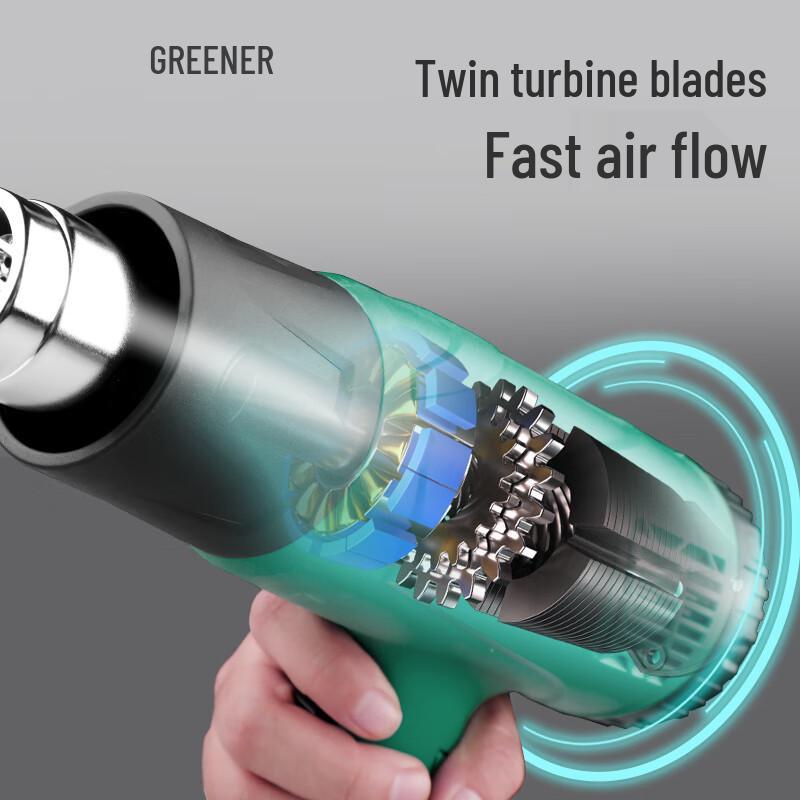 Green Forest Industrial Heat Gun CN Plug (adapter Included)