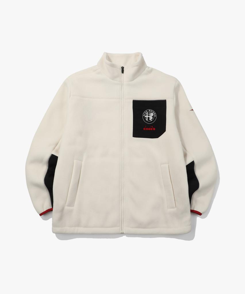 Diadora Alfa Romeo Fleece Jacket Ivory