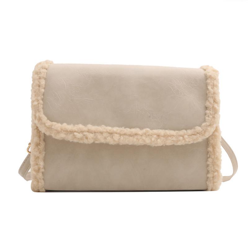 Stylish 2024 Spring Minimalist Single Shoulder Crossbody Bag белый