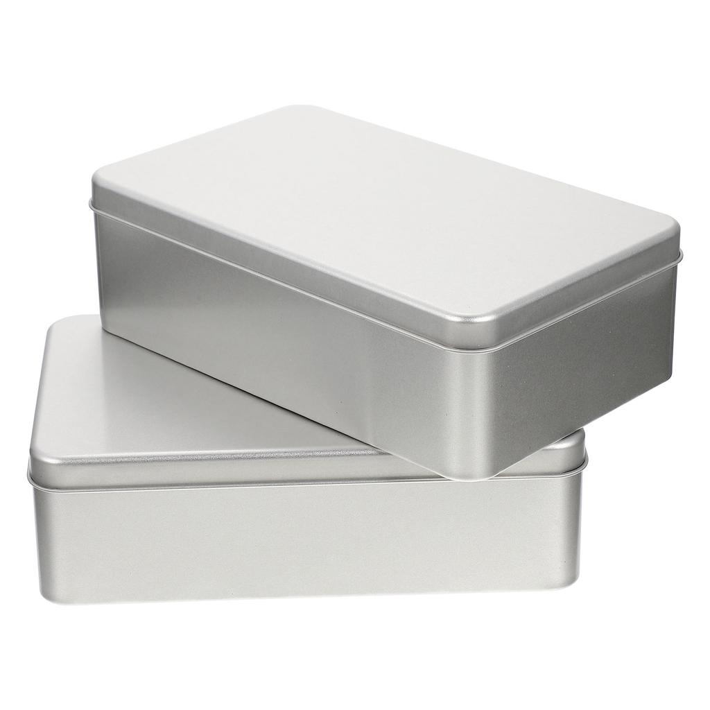 2 Stück Blechdose Kuchenständer mit Deckel Partygeschenkschachteln Gebäckbehälter Kekse Verpackung Aufbewahrung