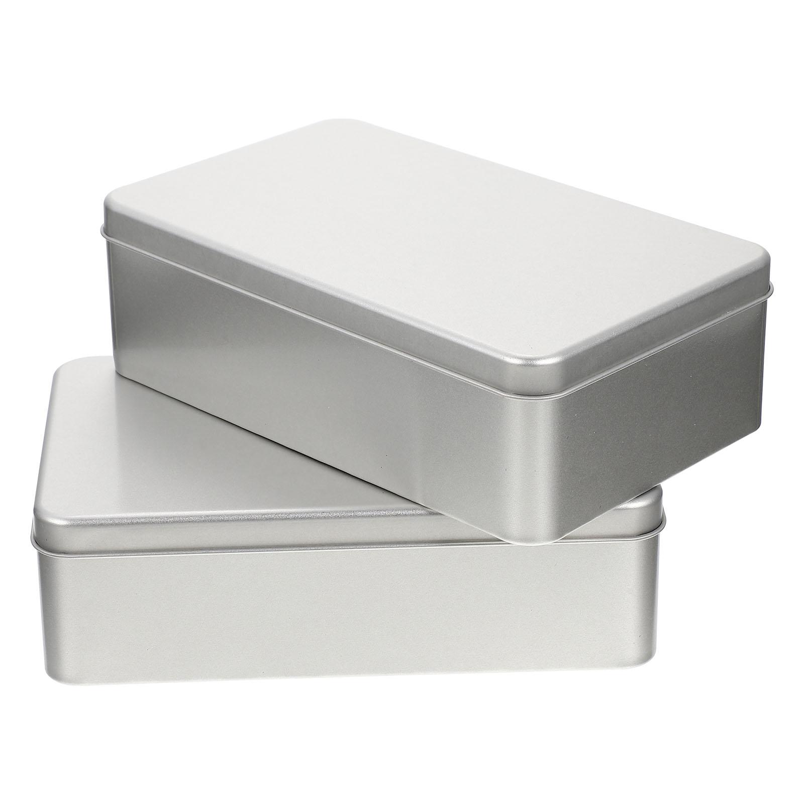 

2 шт. Жестяная коробка подставка для торта с крышкой коробки для подарков на вечеринку коробки для выпечки закусок упаковка для печенья хранение серебряный