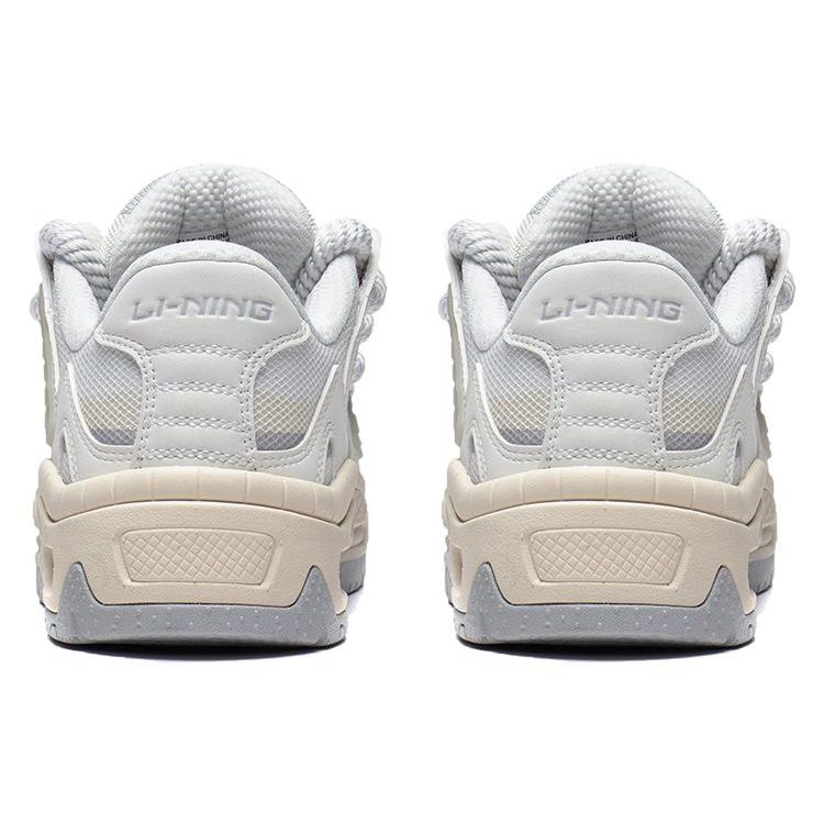 Li Ning CF Su Yu 2.0 Lightweight High Resilience Comfortable Wear Resistant Non Slip Low Top Sports Casual Shoes Women sneaker White Gray AGCT178-1