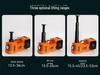 Electric Hydraulic Jack & Wrench with Air Pump for Cars and SUVs
