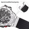 Modified Silicone Strap for Casio GSHOCK GST-B100 GST-S130/W300/400G/W110/S120 Diving Sport Wristband with Stainless Steel Adapt