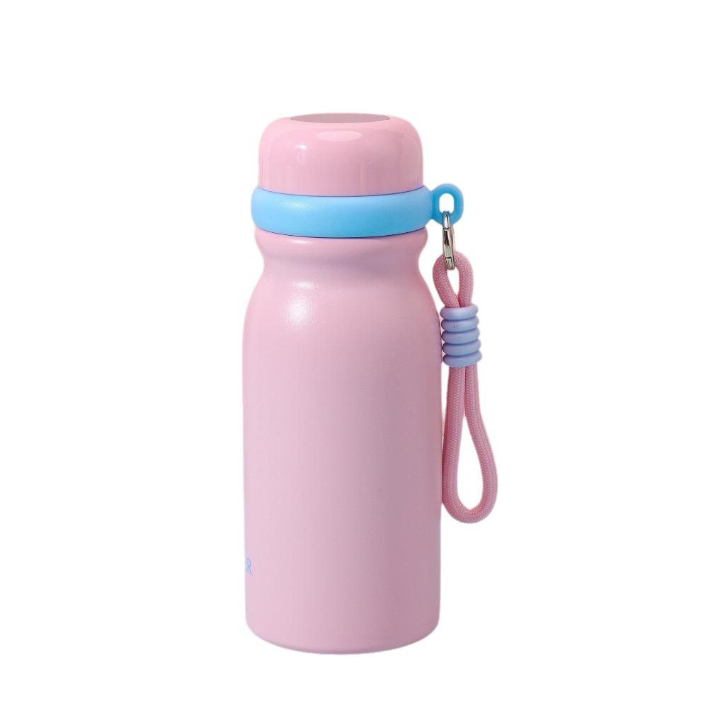 Portable Straw Thermos Cup Stainless Steel Vacuum Flask Insulated Water Bottle  Coffee Tea