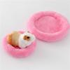 Arctic Fleece Hamster Nest Pad - Warm, Cozy Mat for Small Pets Like Hamsters, Hedgehogs, Chinchillas, and Rabbits