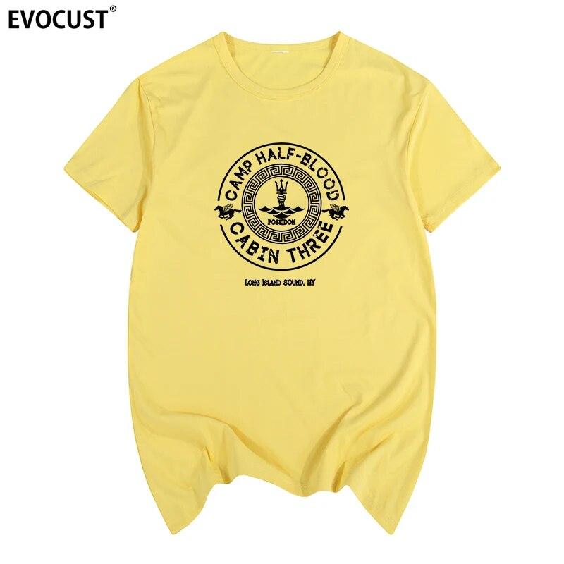 Camp Half Blood Long Island Sound New York Percy Jackson T-shirt Cotton Unisex T Shirt New TEE TSHIRT Womens