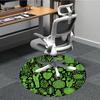 1pc Nature Explorer Office Round Area Rug, Indoor Mat Suitable ForOffice, Under Office Chairs Bedroom Living Room Home Decor, Room Decot039