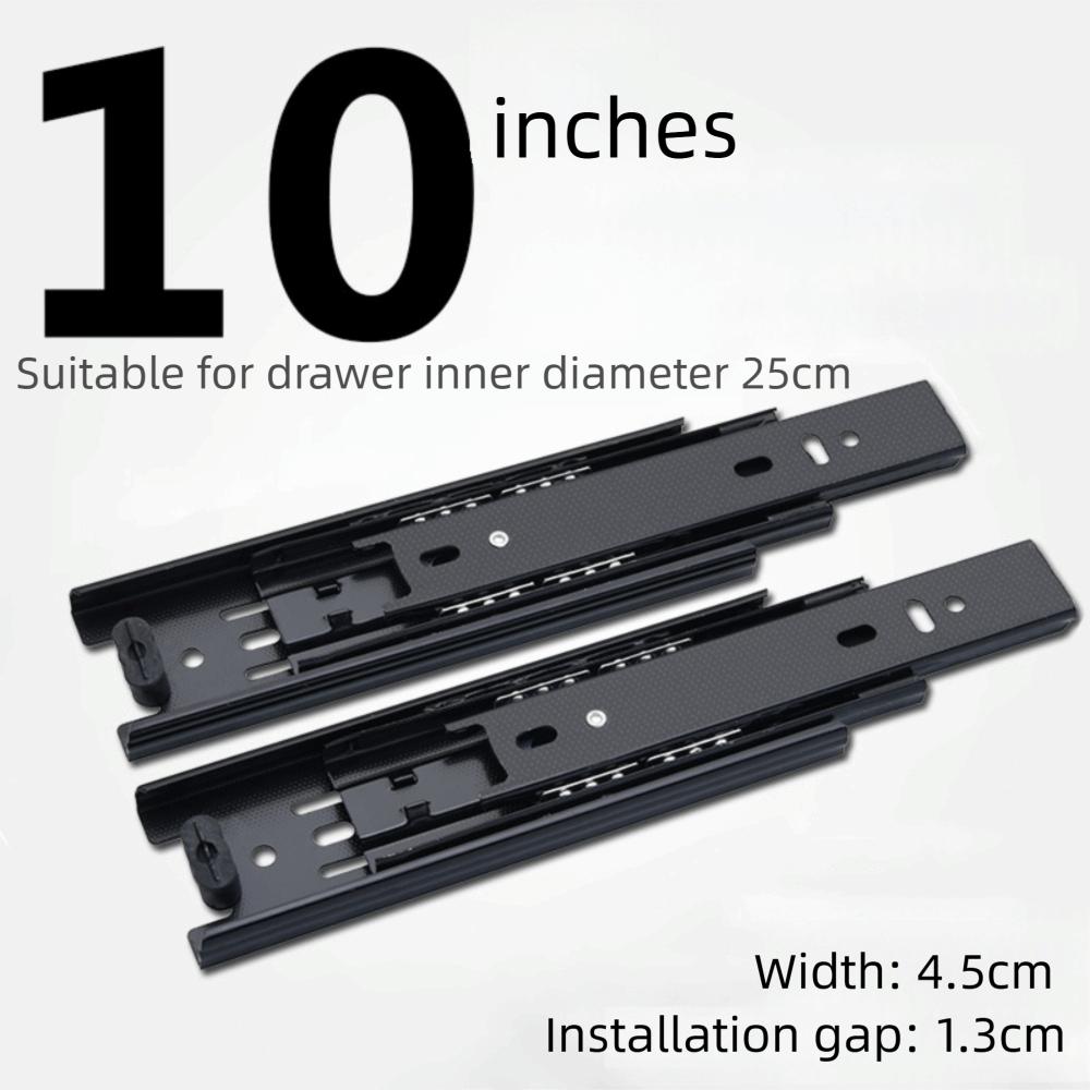 Heavy Duty Drawer Slides Smooth Operation Ball Bearing Drawer Rails  Office Furniture