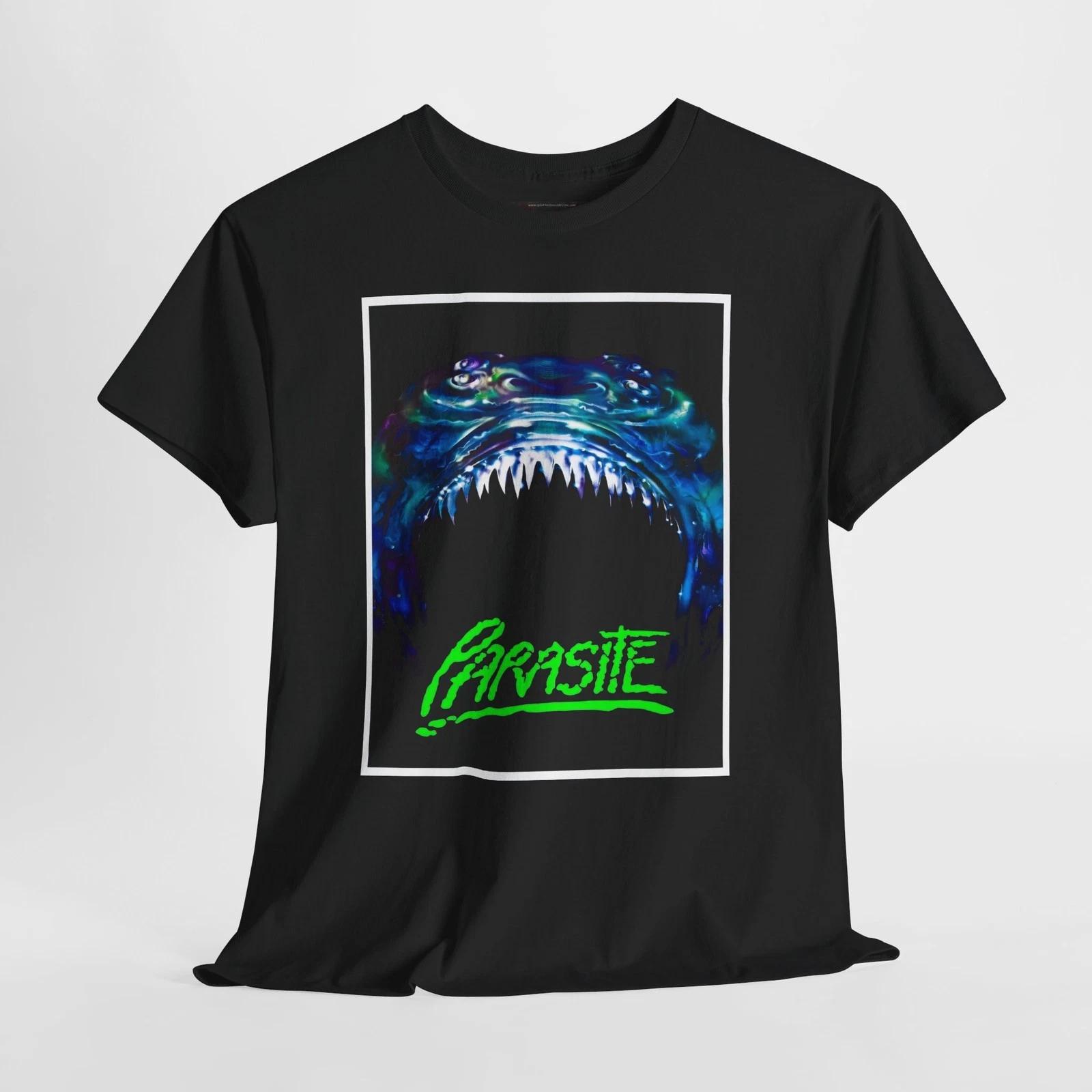 Parasite 1982 Retro Movie Poster Horror Unisex Graphic T-Shirt 4XL