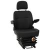 Scaun Tractor cu Suspensie Negru 56 x 57 x 87 cm Oțel și PVC