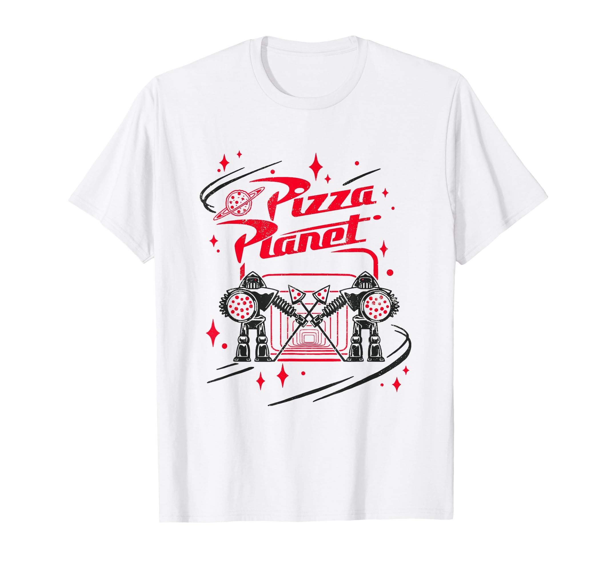

Disney Pixar Toy Story Pizza Planet Cool Guards Retro Logo T-Shirt