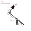 Cymbal Stand Extension Arm with Clamp and Knob for Jazz Drums