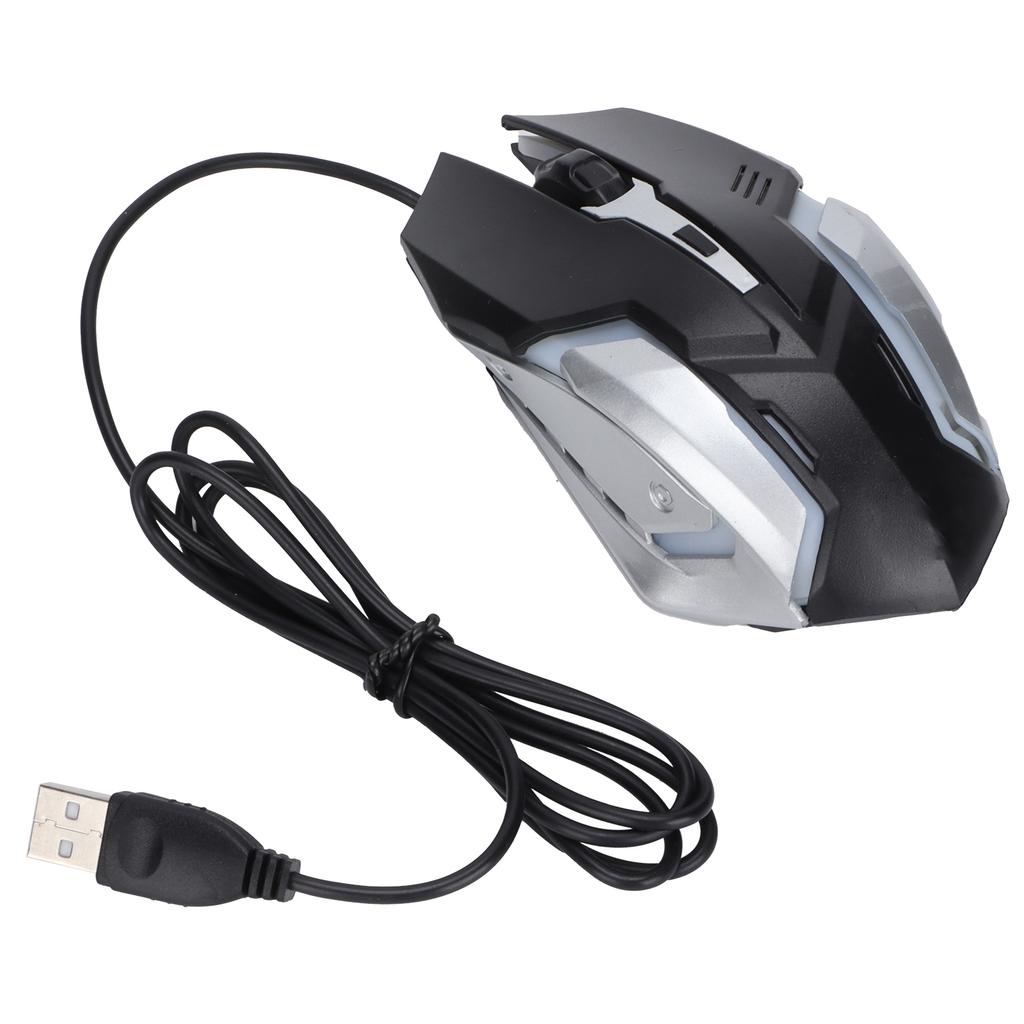 Wired Mouse USB Port Gaming Office Business Luminous Optical Computer Accessories