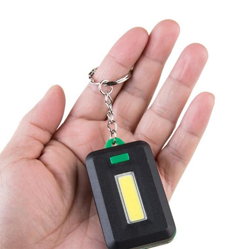 Mini Emergency Light Keychain Flashlight for Fishing Camping Dog Walking 3 Light Modes Keychain Work Lamp Portable