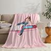 Sinaer E-Emilia Mernes Mp3 Throw Soft Flannel Throw Summer Blanket Lightweight Cozy Nap Blanket for Sofa Bed Travel