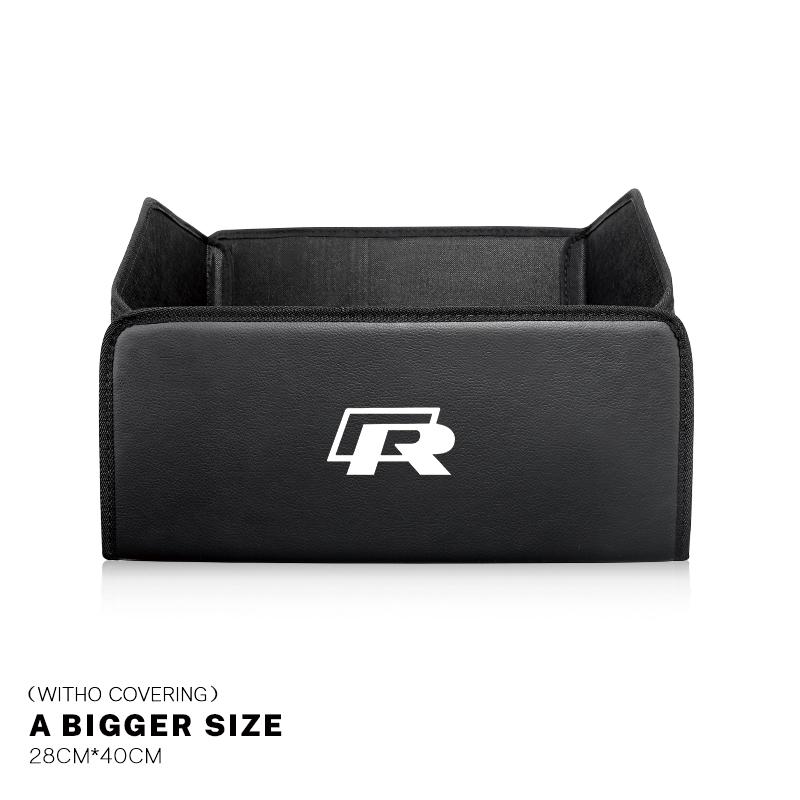 Car Trunk Storage Box Organizer Stowing Tidying Container Bag For VW Scirocco Jetta Beetle Golf Passat B6 Polo Tiguan CC Hub Cap