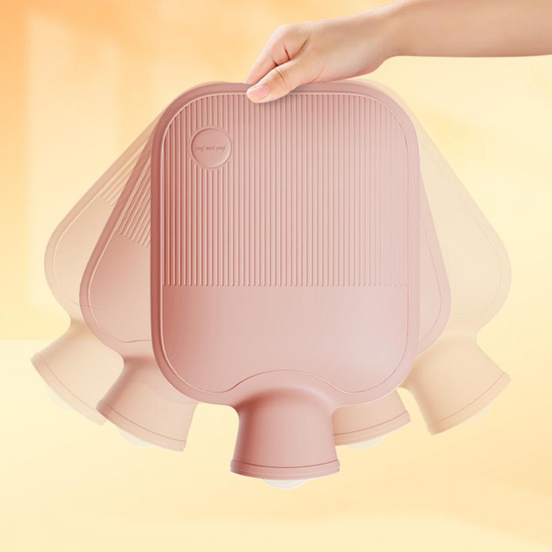 1000ml Hot Water Bottle Filling Water Hand Warmer Convenient Belly Warm Warm Bag Heating Warm Water Bag