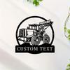 Arte da Parete in Metallo Pale Meccaniche Bulldozer Mezzi Pesanti Regalo per Autista di Camion Man Cave Decorazione Garage