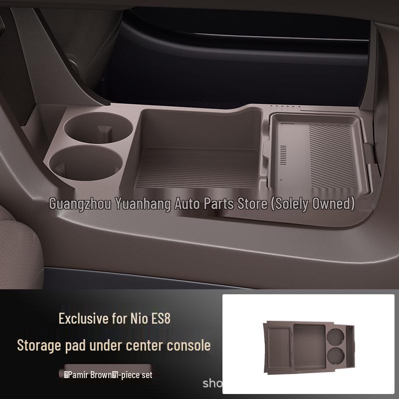 Compatible with 26 Nio ES8 Models: Center Console Storage Box for Glasses and Organizer Car Accessories.