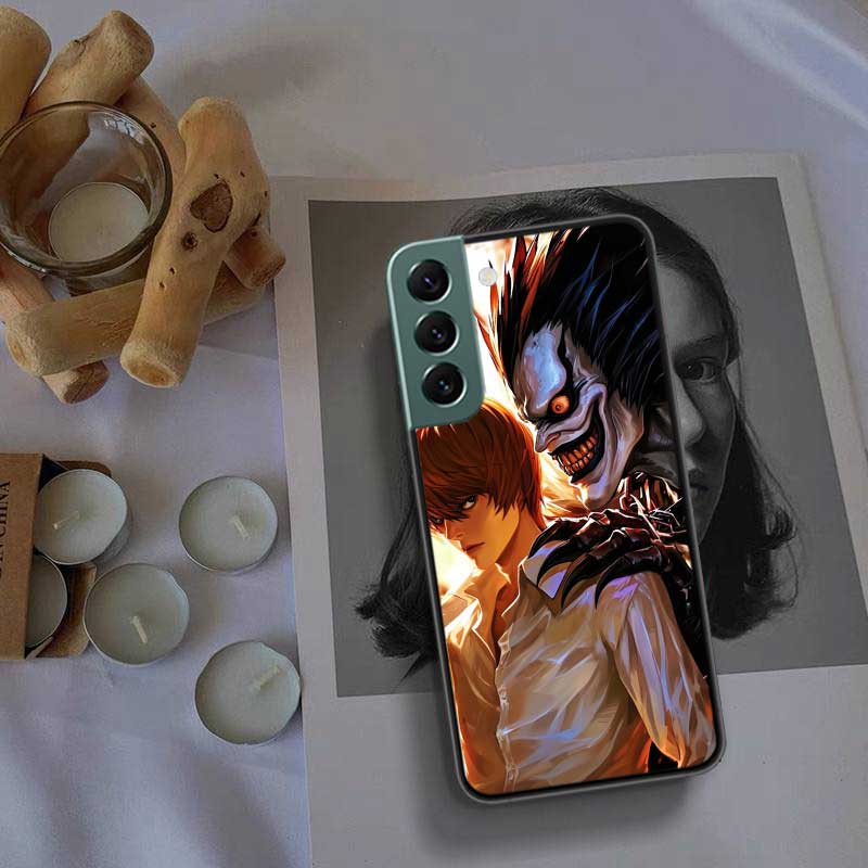 Anime Deth Note Light Yagami Phone Case For Samsung Galaxy S22 S25 Ultra S21 S10 Plus S26 Edge S20 S23 S24 FE Cover Silicone