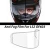 Specifically Designed Anti Fog Lens Film for OF603 Helmet Visors Provide Seamless Fit and Long Lasting Protection