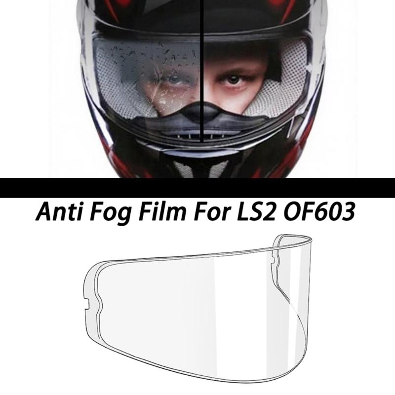Specifically Designed Anti Fog Lens Film for OF603 Helmet Visors Provide Seamless Fit and Long Lasting Protection
