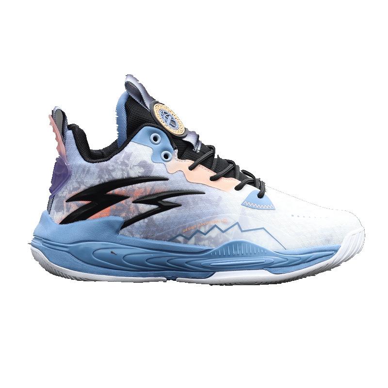 New men's sports basketball shoes non-slip and wear-resistant, lightweight performance, breathable and thin mesh casual versatile shock absorption an