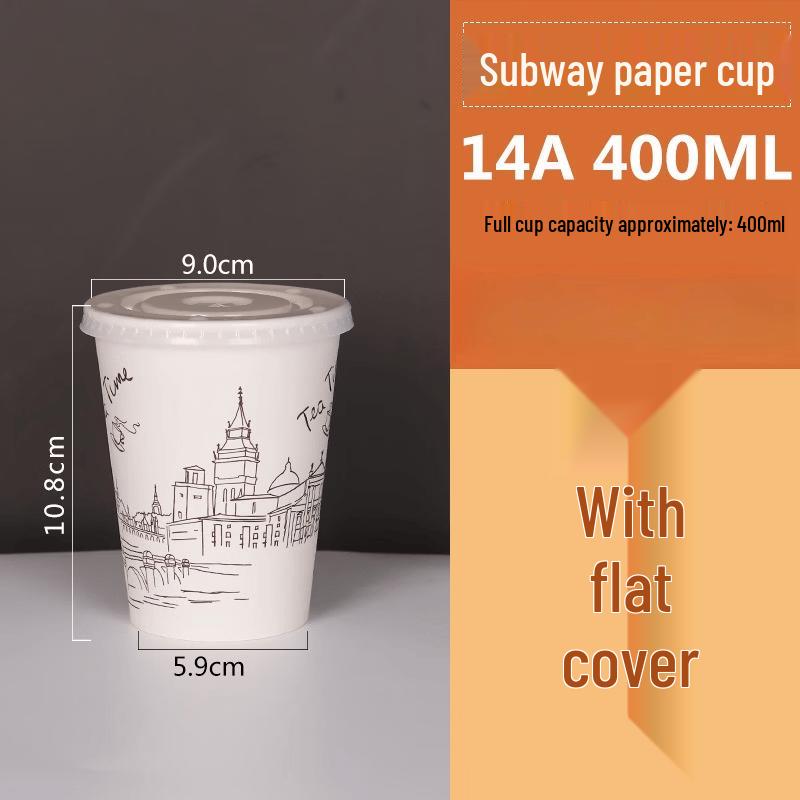 Disposable Paper Cups with Lids