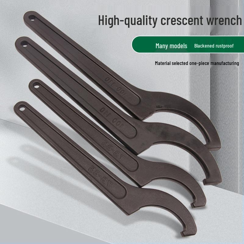 

Промышленный полукруглый серповидный гаечный ключ с боковым отверстием Crescent Wrench 22-26mm