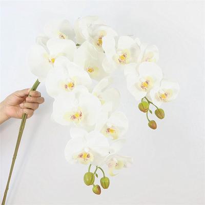 9 Hlav 98cm Umělé Květy Orchideje Motýlí Květiny Falešné Květy Orchideje Molové pro Svatbu Vánoční Festival Domácí Dekorace