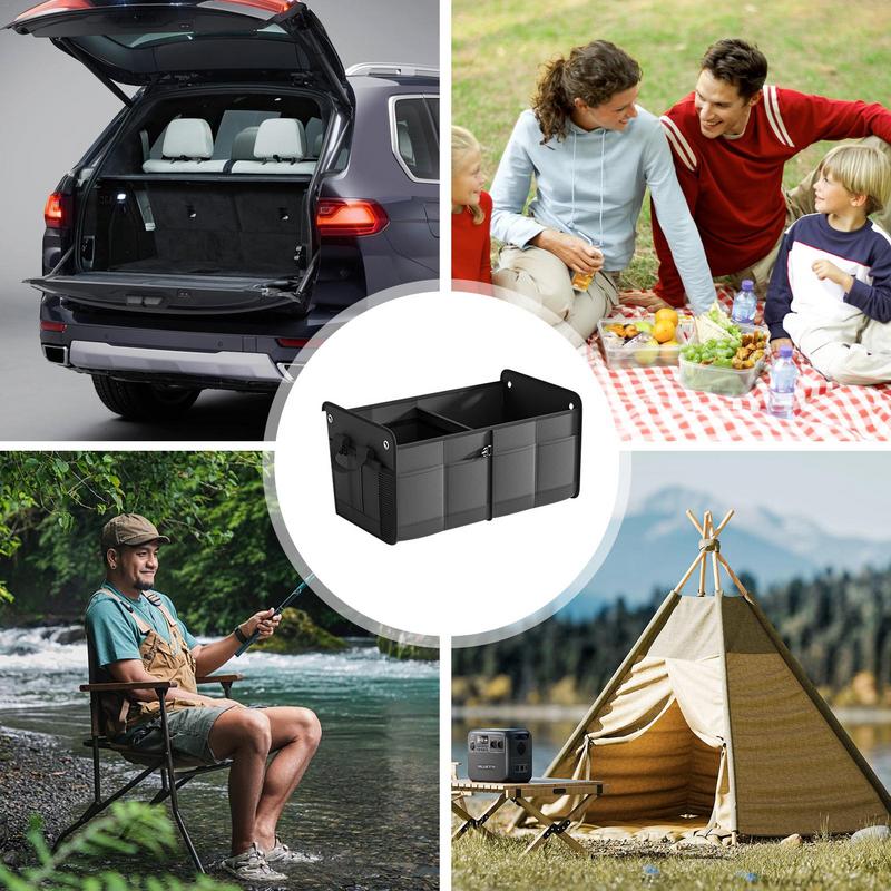 Kofferraum-Aufbewahrungs-Organizer für Auto Zusammenklappbarer Auto-Kofferraum-Aufbewahrungs-Organizer 60L Zusammenklappbarer Auto-Kofferraum-Aufbewahrungs-Organizer Faltbar
