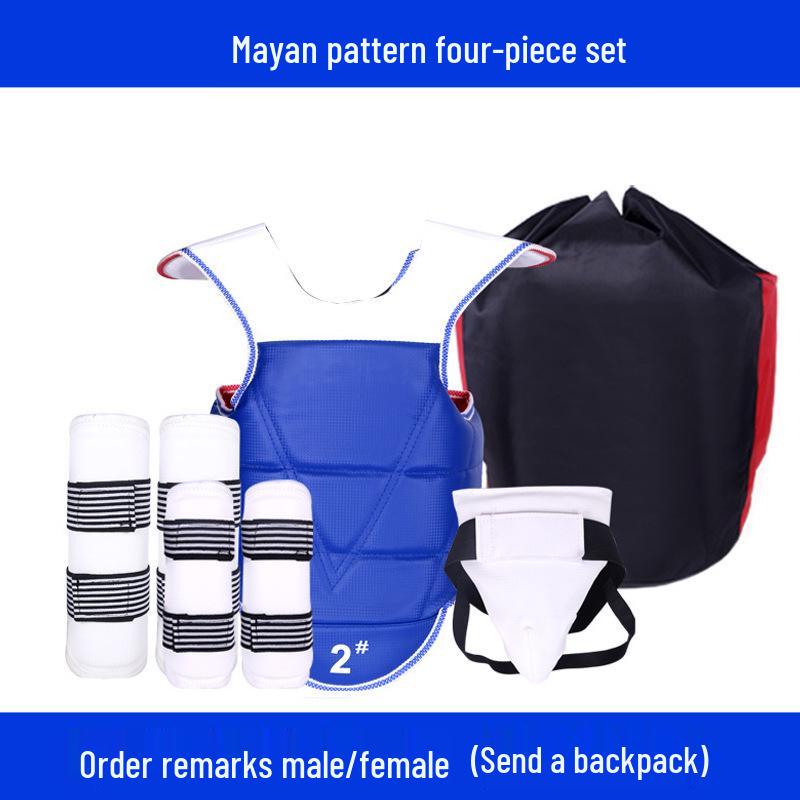 

Универсальный комплект защитной экипировки для тхэквондо - Длинный и утолщенный, 4-8 шт., для соревнований и тренировок M (130-150 cm) Female