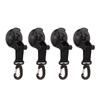 4Pcs Heavy Duty Suction Cups Anchor High Strength Portable Strong Suction Cups with Hooks for