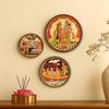 Ramayan Wall Plate For Home Décor, Metal Wall Décor Items, Wall Art - Set Of 3