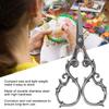 Retro Scissors Stainless Steel Gourd Shape DIY Vintage Small Embroidery Cutting ToolsGray Silver