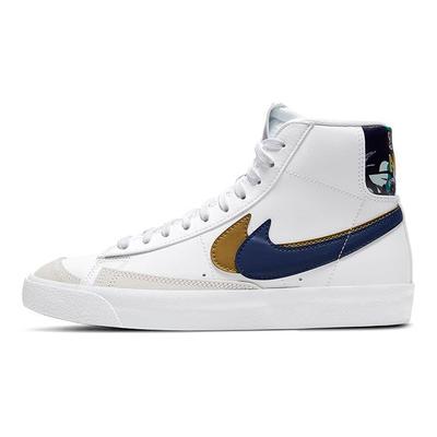 Blazer Mid 77 SE GS Double Swoosh - Weiß Gold Blue Void Kinder-Sneakers Metallic-Gold DD1847-102