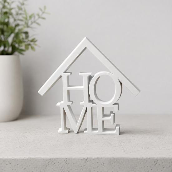 Letrero de Mesa para el Hogar Impreso en 3D, Letrero de Letras Moderno Independiente para el Hogar, Letrero Decorativo de Palabras para Mesa, Regalo de Inauguración para Casa Nueva