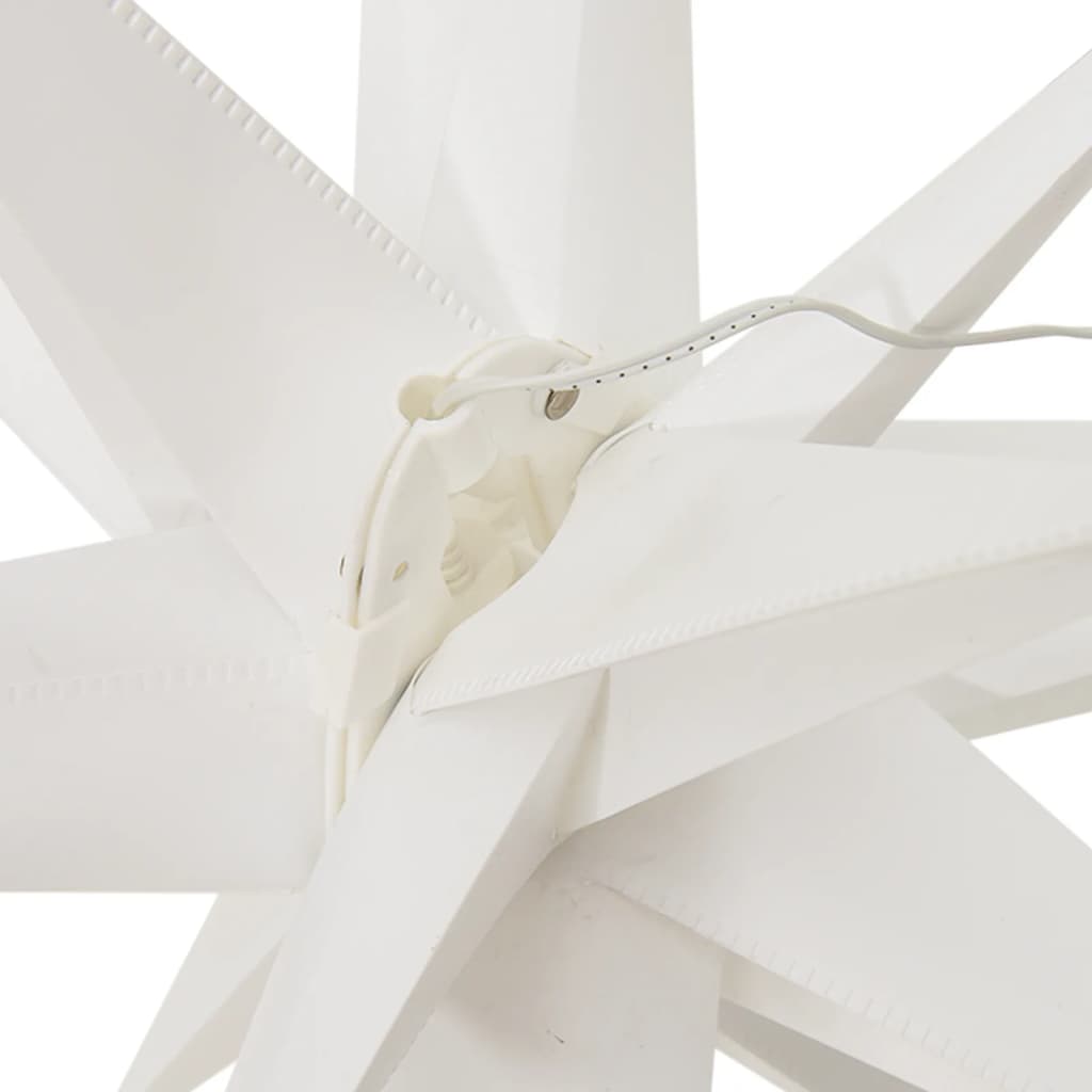 Foldable LED Christmas Star White 43 cm