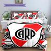 Biancheria da letto con motivo squadra River Plate Decorazione per la casa Regalo di compleanno (1 * copripiumino + 2 * federa, senza nucleo)