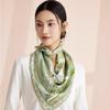 2025 Spring-Autumn Elegant 90cm Double-Sided Mulberry Silk Square Scarf - Perfect Business Gift