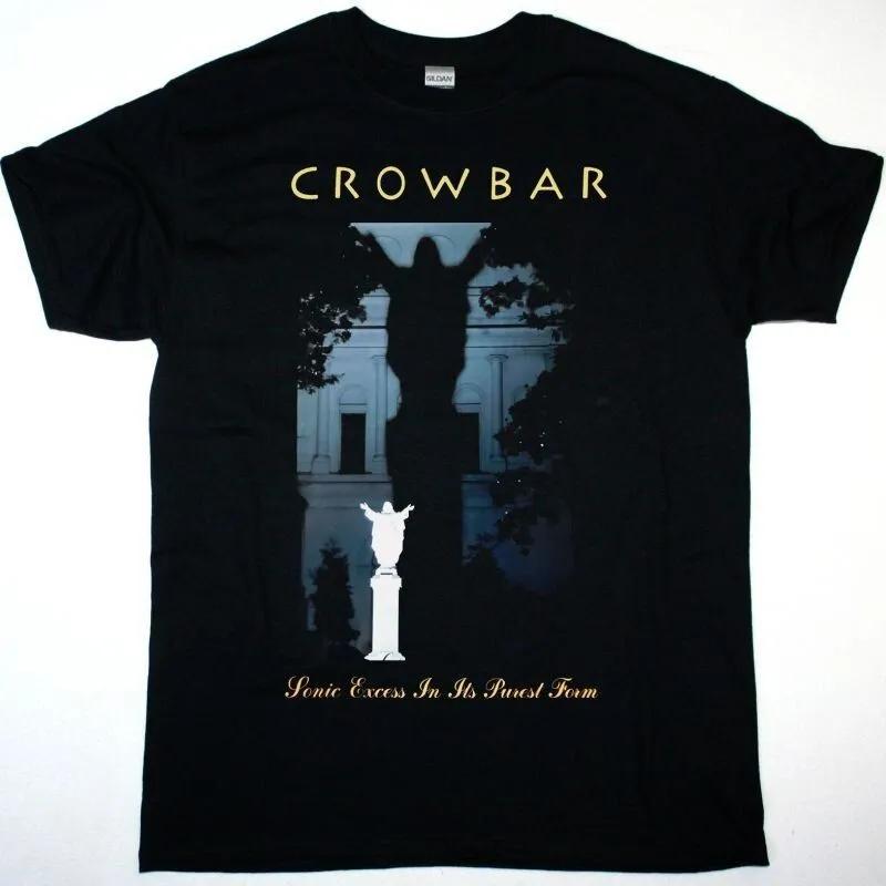 Unisex Short Sleeve Crew Neck Cotton T Shirt Crowbar Band XXL