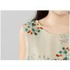 DIMANAF New 2026 Women Plus Size Summer Beach Lady Long Dress Vest Sleeveless Maxi Floral Print Sundress Loose Oversize Clothing