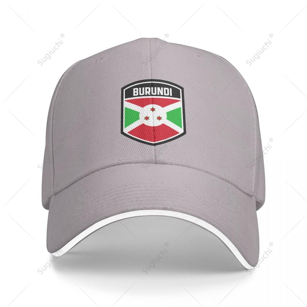Multifunction Burundi Flag Shield Sandwich Baseball Cap Unisex Sports Casual Caps Golf Hat Fishing Outdoors