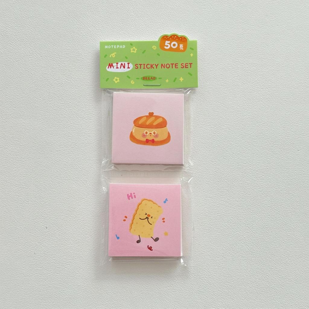 Non-Adhesive Notepad Decorative Food Themed Notepad Japanese Memo Japanese Mini Memo Pad For Office Workers On-The-Go Message