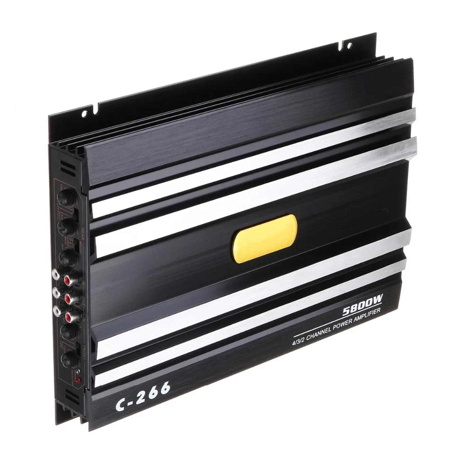 High Power Car Amplifier Bridgeable Amplifier 12V 5800W Power AMP 4 Channel Amplifer 1