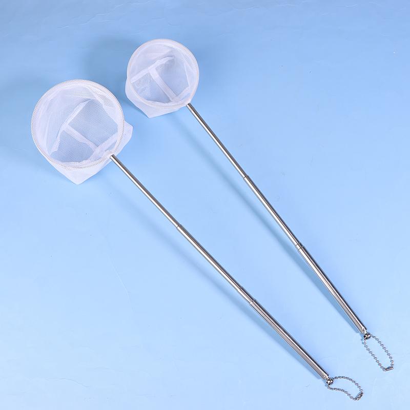 1Pc Aquariumfish Fishing Net Stainless Steel Retractable Small Shrimp Fishing Nets Fish Shrimp Tank Aquarium Accessories