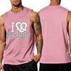 Men's Oktoberfest Graphic Tank Top, Relaxed Fit Sleeveless T-Shirt for Summer Festivals and Casual Wear