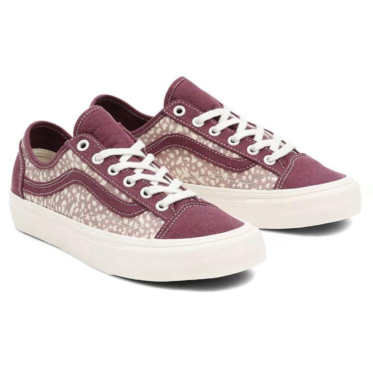 Vans Style 36 Eco Theory Decon Sf Low Top Skate Shoes Women sneakers Purple White VN0A5HYRB72