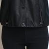 Spring 2025 Women's PU Leather Jacket - Short, Casual, Versatile Style for Middle-Aged Moms